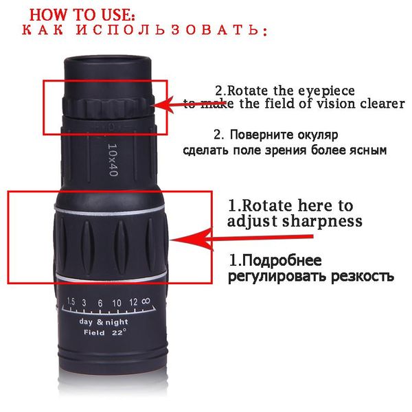 

монокуляр 10x40 66m 1000m путешествия концерта открытого зеленый фильм hd монокуляр телескоп туристического scope бинокль qylkgs hotstore201