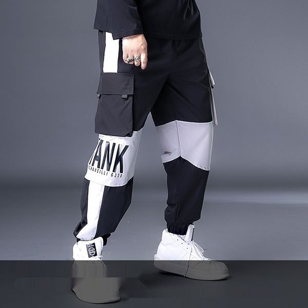 

72333-цистерна черного клей g230-988 серого block брюки комбинезонов overallstank комбинезоны maiqivili мужского досуг откорм увеличение 5rh, Blue