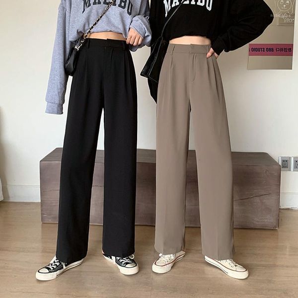 

will fall han edition of the new high waist drape show thin trousers joker slacks wide-legged pants firm offers1, Black;white