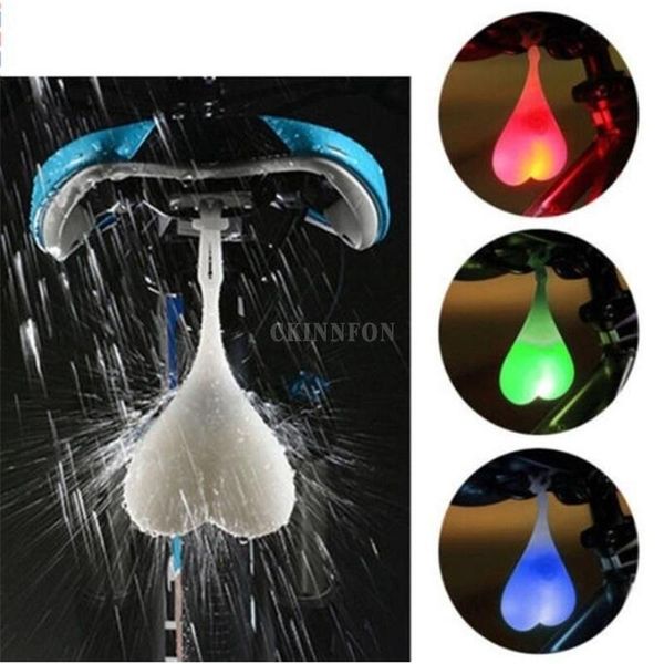 

bike lights dhl 100pcs cycling balls tail silicone light creative waterproof night essential led red warning bicycle