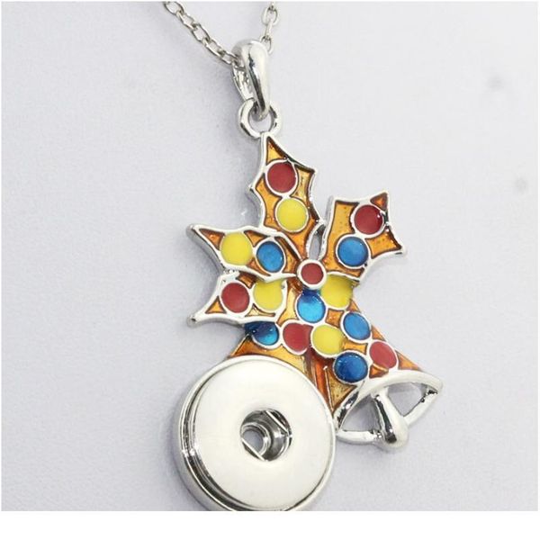 

10 styles 18/20mm metal snap button jewelry christmas snowman gift pendant necklace ne259 watches women one directio bbysbo, Silver