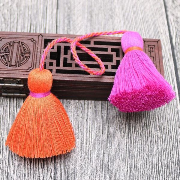 

6pcs two color tassel fringe pendant rope diy home textile curtain crafts decoration accessories hanging tassels fringe trim h jllryc