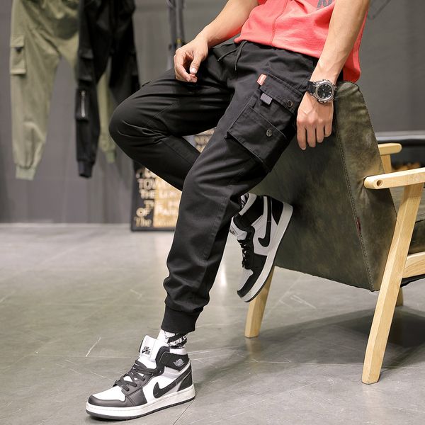 

spring men's fashion autumn and winter fashion fattening plus casual casual pants size fattening pants zc2te, Blue