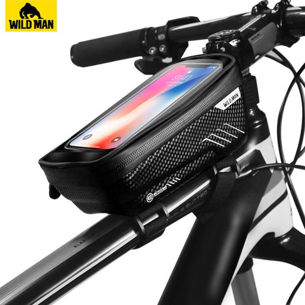 

дикарь горный велосипед непромокаемые водонепроницаемый mtb фронт 6.2inch случай мобильного телефона велосипедов top tube сумка велоспорт ак