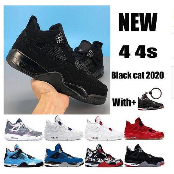 

new arrival white sail paris 4 4s jumpman mens basketball shoes fire red black cat union guava ice pure money trainer sports sneakers, White;red
