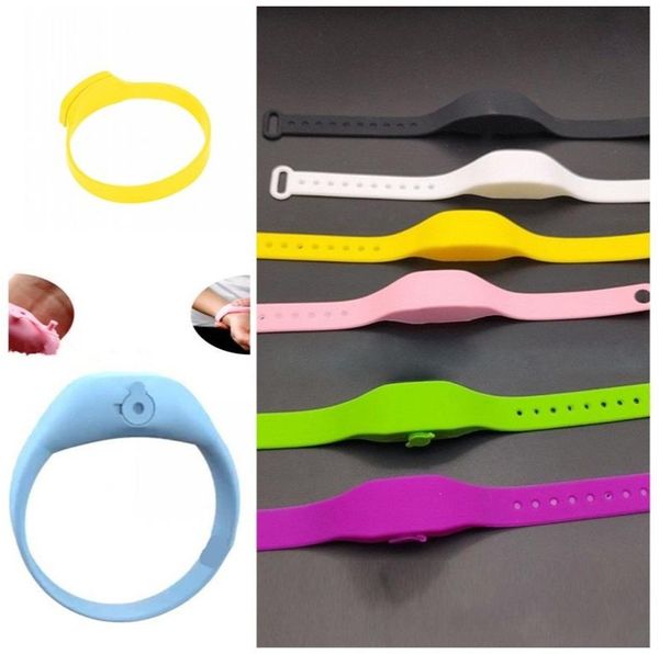 Sanitizer pulseiras mão Garrafa Mens Lady Silica Gel Pulseira Relógios Silicone Wearable dispensador de sabão líquido amigável de Eco Moda 5yc G2