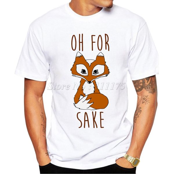 

мужская летняя hipster смешной для fox саке design t shirt популярные customized печатные топы мода тройников спорта с капюшоном hoodie