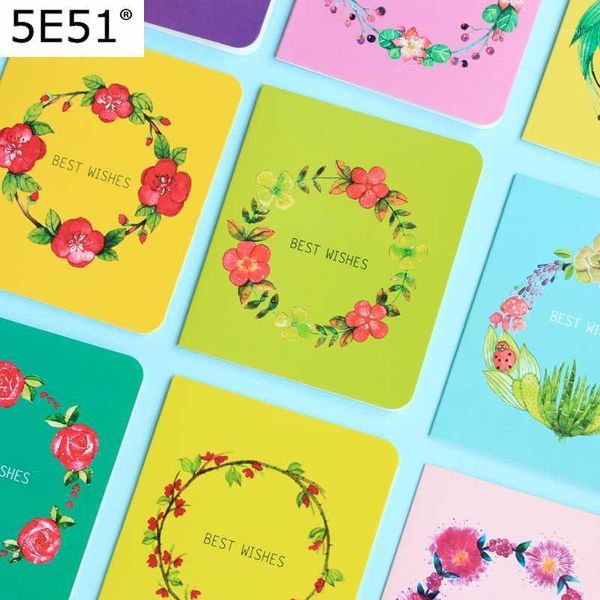 

greeting cards original fresh flower shop blessing message thank you card christmas can be customized1