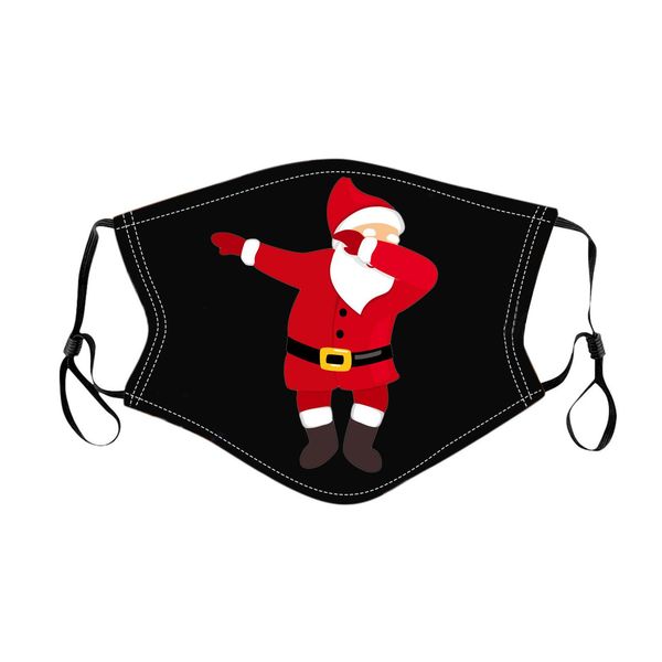 

christmas face masks washable mouth fabric facial mask for protection reusable santa earloop mouth caps mondkapjes wasbaar wmturo