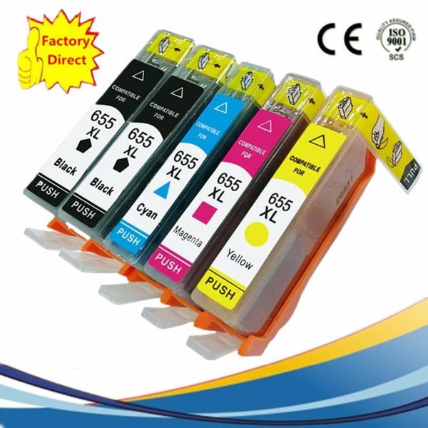 

ink cartridges 655xl replacement for 655 deskjet advantage 3525 4615 4625 5525 6520 6525 inkjet printer