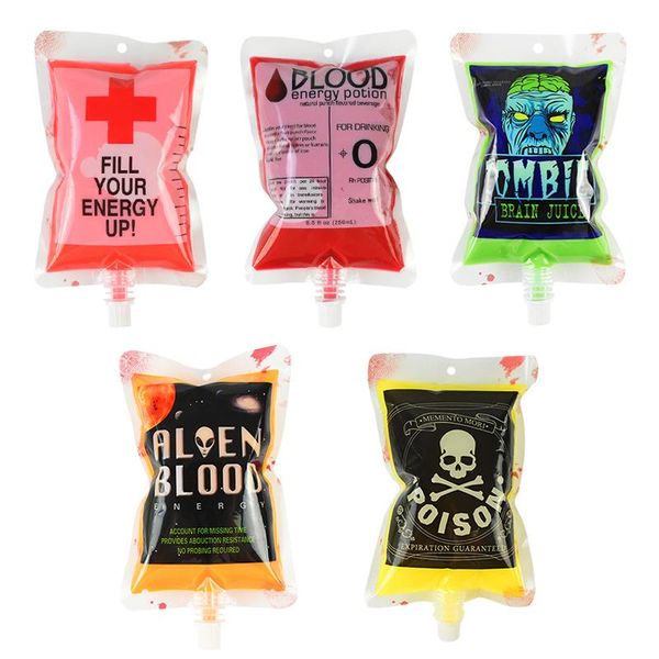 

halloween decoration props skull vampire blood drink bags halloween party decor supplies horror halloween accessories ornament sqczoh