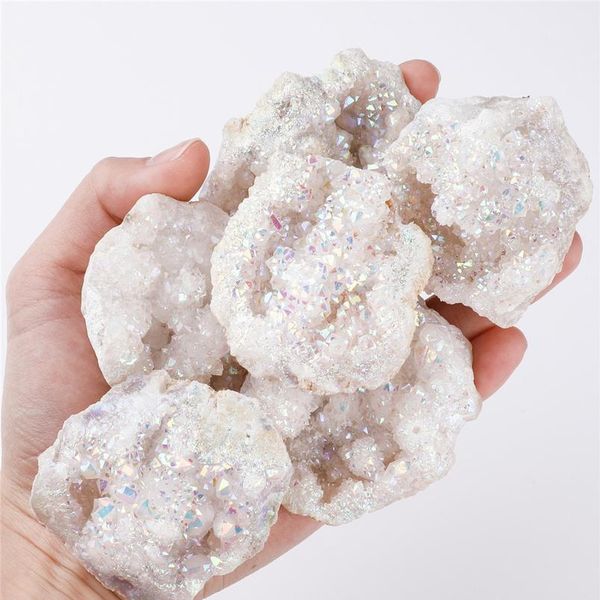 

1pcs crystals stones geode natural and mineral quartz agates chakra energy stones for divination mineral raw co qylqbg, Black