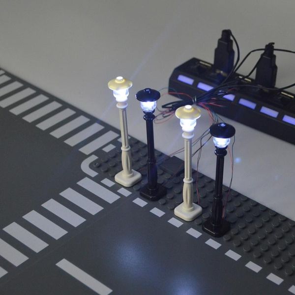 

city street light building blocks led light 7 ports led usb light emitting classic brick compatible all brands sqcxup pingtoy