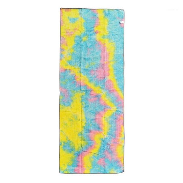 

yoga mats microfibre quick dry pilates home portable folding with storage bag fitness exercise workout towel non slip sweat absorbent1