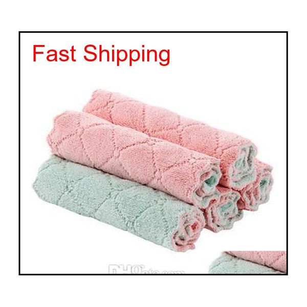 

new super absorbent microfiber kitchen dish cloth high-efficiency tableware household cleaning towel kichen tools ga qylnsd bdetoys