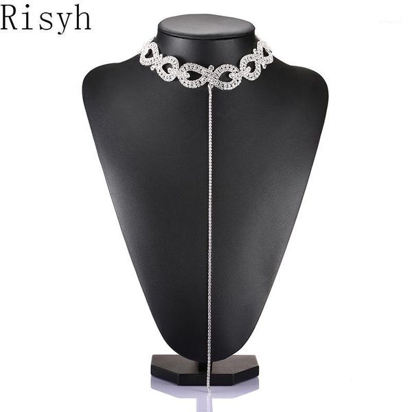 

chokers risyh exaggerated big necklace, fashionable alloy claw drill, vintage female flower necklace chain collar1, Golden;silver
