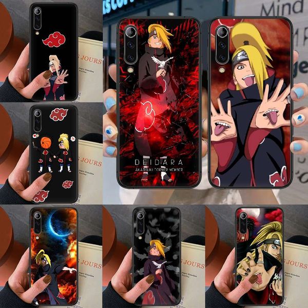 

naruto akatsuki deidara mobile phone case not 10 a3 9 max 3 a2 8 9 lite pro super black shell tpu 3d etui trend