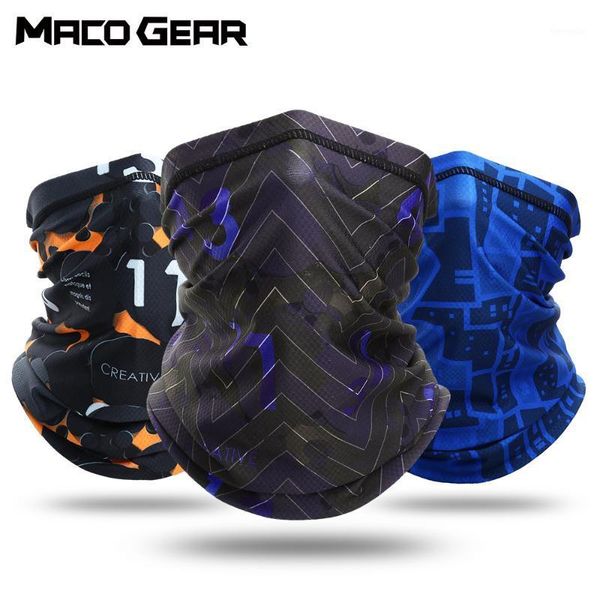 

macogear tube scarf summer neck gaiter breathable cycling bandana soft elastic sun face cover hiking camping running women men1, Black