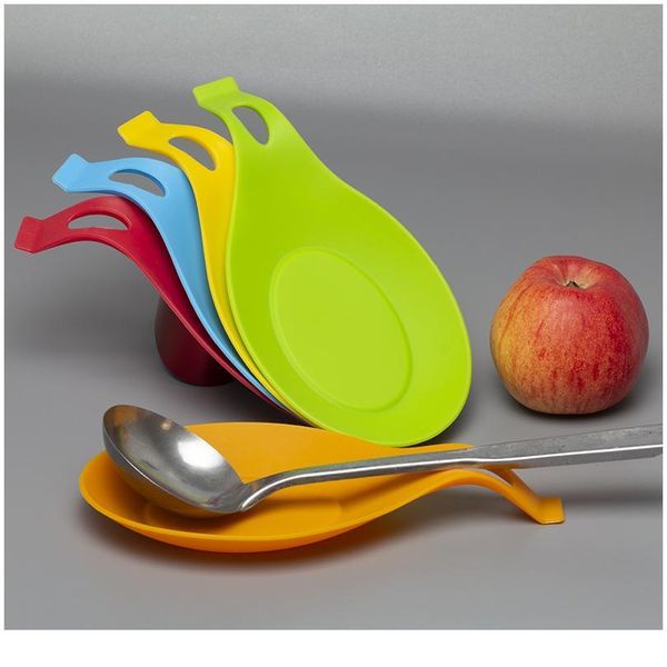 

food grade sile spoon mat sile heat resistant placemat tray spoon pad drink glass coaster kitchen jllehm