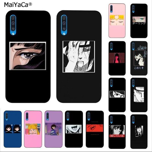 

maiyaca black cartoon mobile phone case, samsung a10, 20s, 71, 51, 10s, 20, 30, 40, 50, 70, a30s tpu protective case4fre
