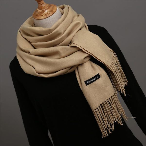 

lakysilk] высокое качество шарф женщины кашемир soild мягкая зима scarvesshawls дамы грелка long foulard femme хиджаб, Blue;gray