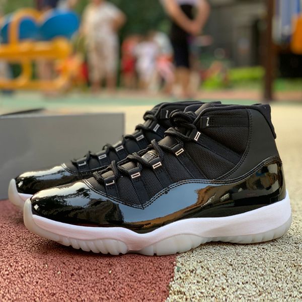 

25th anniversary jumpman 11 mens outdoor shoes 11s black white metallic silver jumpman 25 men women sports sneakers