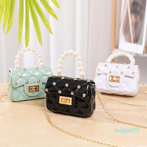 Детские кошельки и сумки PVC Jelly Cute Girls Mini Crossbody сумка Kawaii маленькая девочка партия рука сумки детские монеты мешочек