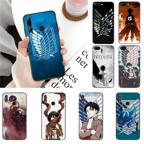 

babaite аниме японское нападение на titan телефон корпус для huawei honor 8x 9 10 20 lite 7a 7c 10i 9x играть 8c 9xpro