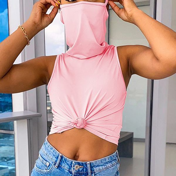 

summer new tie-dye camo printed sleeveless t-shirt ladies 2020 fashion designer womens crop tee shirts face cover