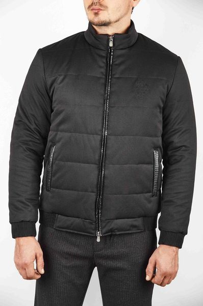 

men's down & parkas jacket snake skin thick hollofayber men 2021 winter cotton fashion zipper big size m-4xl, Black