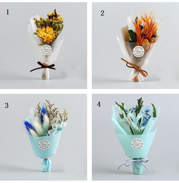 

flower roses diy dried valentine box bouquet gift wedding banquet decoration