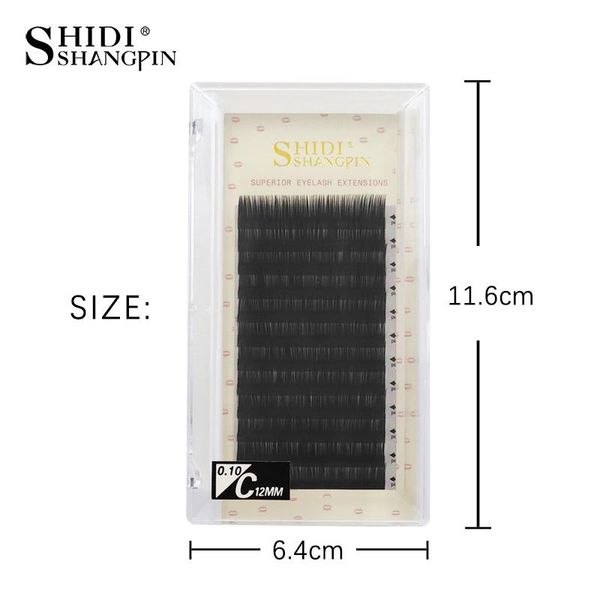 

shidishangpin 12 rows индивидуальные ресницы удлинительные поставки поддельные professional mink false reelashes расширения ресниц материалы