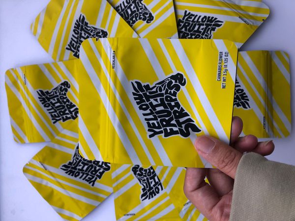 

сумки edibles stripes black пустых упаковок наклейка сумка фрукты ароматизаторы желтой местные майларовые этикетки сумка и голограмма wmtwy