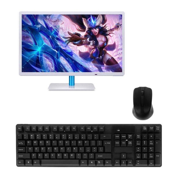 

2.4ghz wireless keyboard optical mouse combo kit for lapdeskcomputer