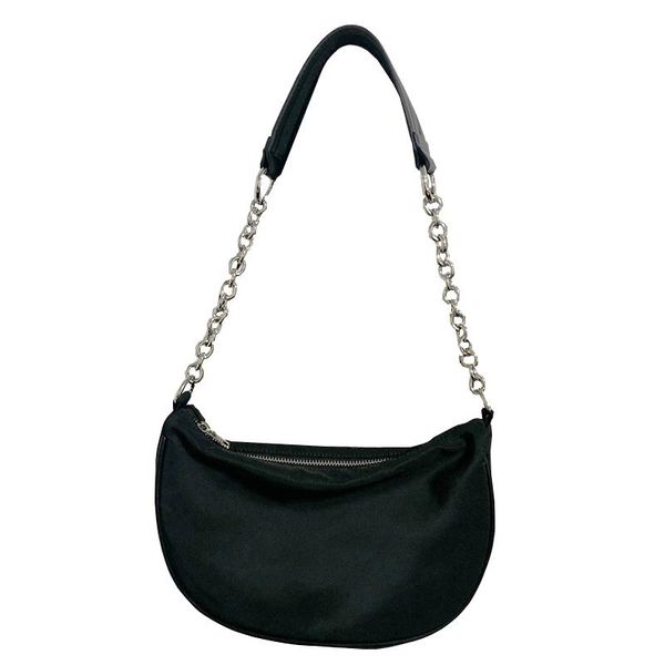 

black nylon shoulder bag female underarm bag luxury chain handbag crossbody bags for women 2020 new fashion bolsa de hombro