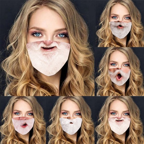 

new navidad new 5 pcs cover dustproof face mascaras de partido natale mascherina christmas masks for party