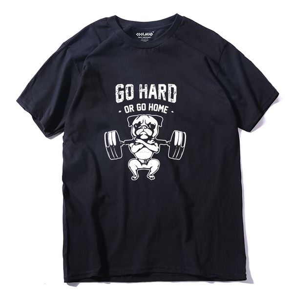 

pu0124a go hard or go home men t shirt casual summer loose men t-shirt male o-neck men tshirt tee shirt sport hooded sweatshirt hoodie