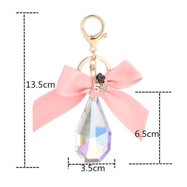 

fashion bow knot key chain charm keychain for car bag key ring women pubg key ring llaveros chaveiros porte clef jewelry h jllcll, Slivery;golden