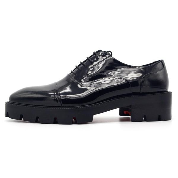 

2020 толстый каблук мужчины oxfords мода горячие мужчины свадьба платье обувь, Black