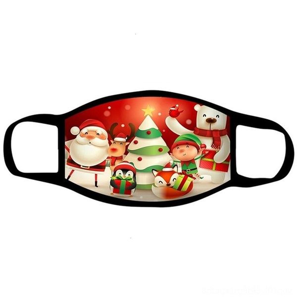 

fun fcgwu christmas party digital print novelty santa claus mask masks face women fashion men cotton
