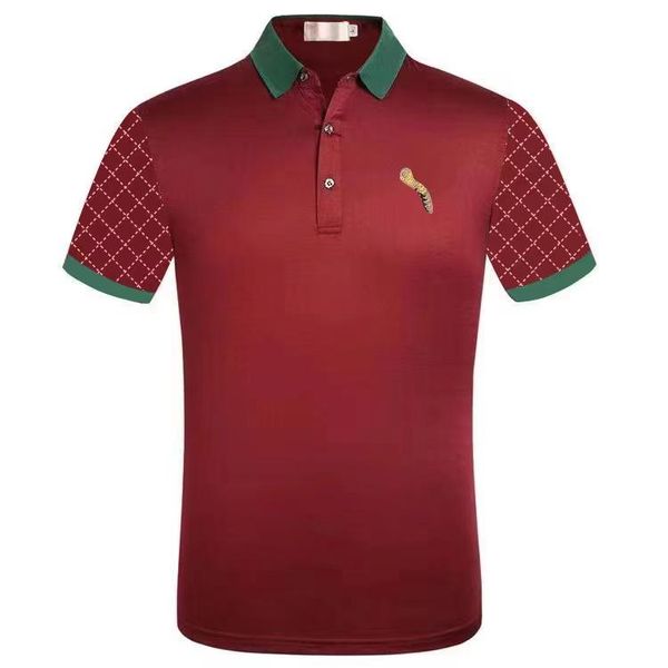 

2022ss fashion summer medusa short sleeve skulls shirt men polo hip hop classic robin polo casual business slim polos, White;black