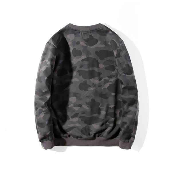

mens hoodies fashion mens stylist cartoon shark printing hoodies jacket men womens casual sweatshirts 5 colors size m-2xl, Black
