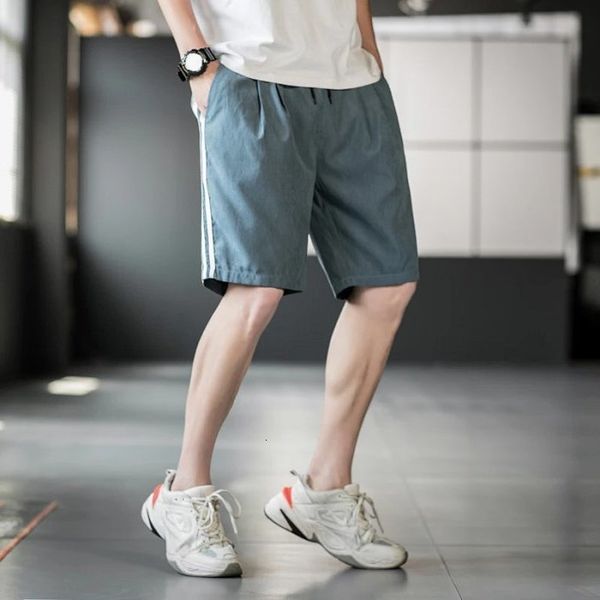 

a jian's independent couple's high-grade peach skin plush fabric with basic textured texture and versatile casual shorts