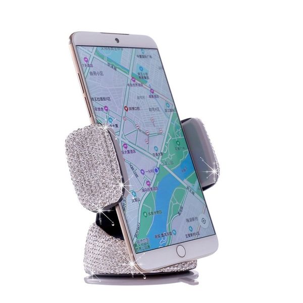 

gravity universal women diamond-studded air outlet mobile phone holder stand in car interior accessories