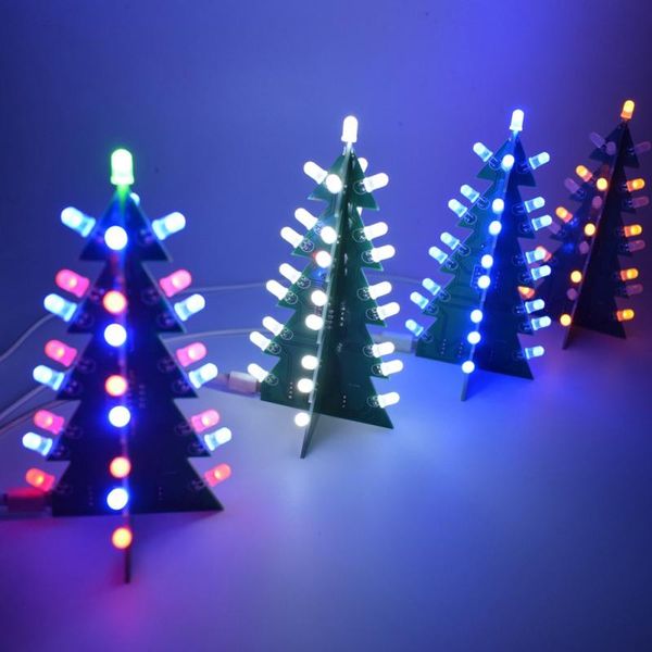 

diy starry sky effect three-dimensional led decoration christmas tree red, green and blue new arrivals 2021