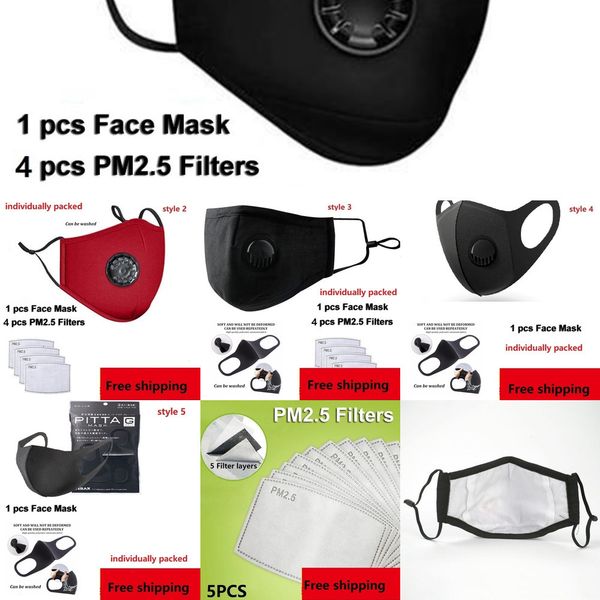 

5jtyk 2pcs/lot chemical carbon filter layers 5 maskd pm2.5 masks haze usein anti replaceabrjiz lpyb