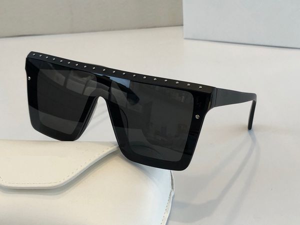 

3201 popular sunglasses fashion cat eye frame sun glasses set with diamonds and rivets design eyewear come with case, White;black