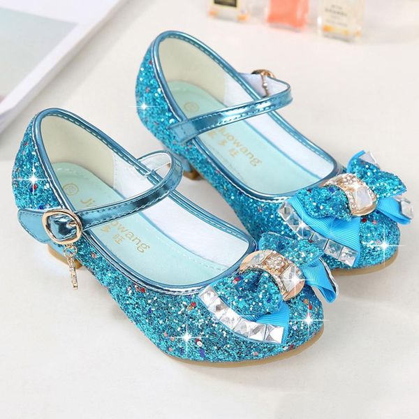 

bowknot for girls sequins pearl crystal new bling kids children single princess shoes sandals zapatos disfraz #15f, Black;red