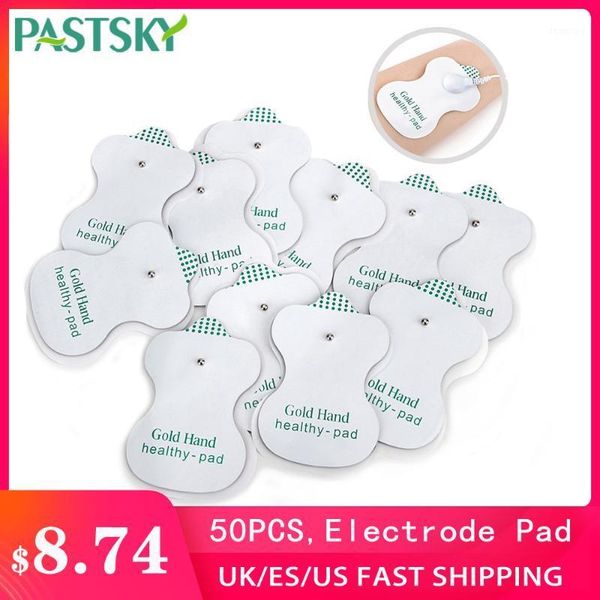 

50pcs/lot self adhesive replacement electrode pad for tens acupuncture digital therapy machine long life service slim1