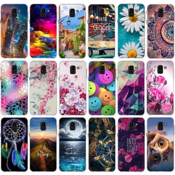 

case galaxy on6 soft silicon thin tpu back cover for samsung j6 j600 phone shell bags